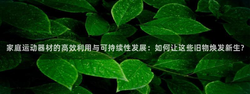 凯捷体育平台注册要钱吗是真的吗:家庭运动器材的高效利用与可持